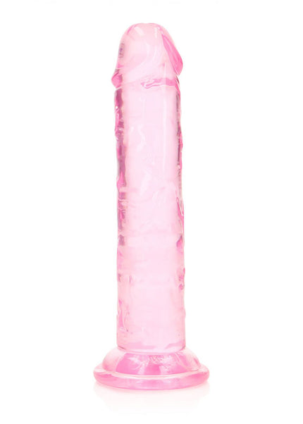 REALROCK 15.5 cm Straight Dildo - Pink - Pink 15.5 cm (6'') Dong