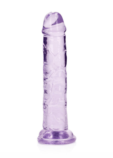 REALROCK 15.5 cm Straight Dildo - Purple - Purple 15.5 cm (6'') Dong