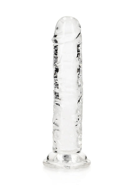 REALROCK 15.5 cm Straight Dildo - Clear - Clear 15.5 cm (6'') Dong