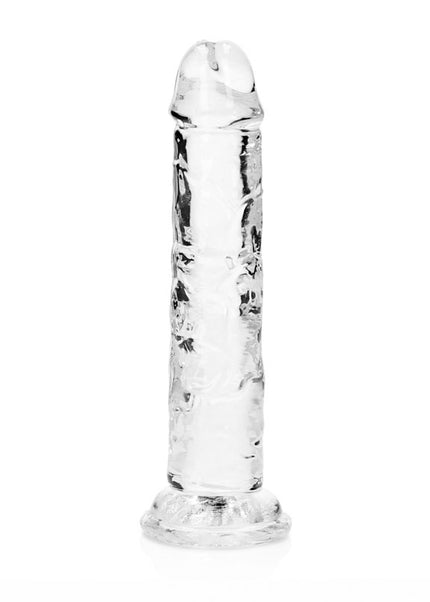 REALROCK 15.5 cm Straight Dildo - Clear - Clear 15.5 cm (6'') Dong
