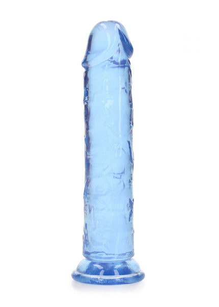 REALROCK 18 cm Straight Dildo - Blue - Blue 18 cm (7'') Dong