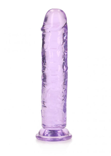 REALROCK 18 cm Straight Dildo - Purple - Purple 18 cm (7'') Dong