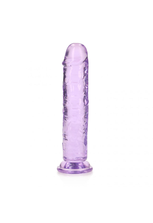 REALROCK 18 cm Straight Dildo - Purple - Purple 18 cm (7'') Dong