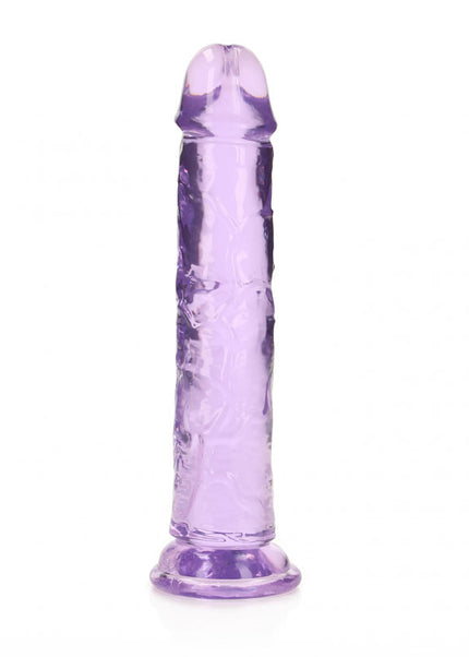 REALROCK 18 cm Straight Dildo - Purple - Purple 18 cm (7'') Dong