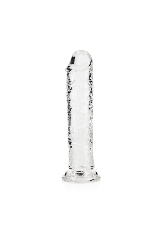 REALROCK 18 cm Straight Dildo - Clear - Clear 18 cm (7'') Dong