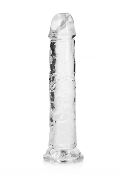 REALROCK 18 cm Straight Dildo - Clear - Clear 18 cm (7'') Dong