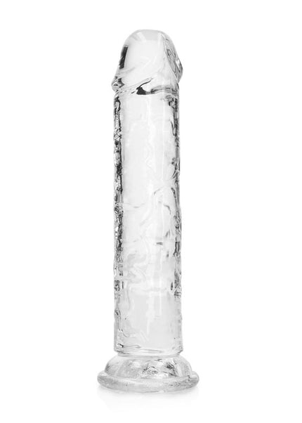 REALROCK 18 cm Straight Dildo - Clear - Clear 18 cm (7'') Dong
