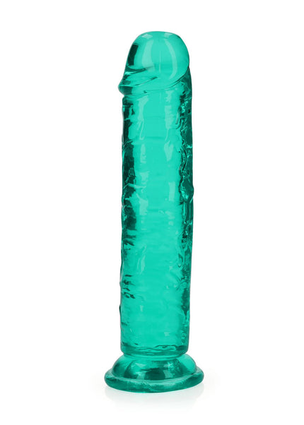 REALROCK 18 cm Straight Dildo - Turquoise - Turquoise 18 cm (7'') Dong