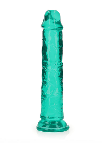 REALROCK 18 cm Straight Dildo - Turquoise - Turquoise 18 cm (7'') Dong
