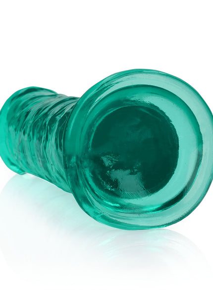 REALROCK 18 cm Straight Dildo - Turquoise - Turquoise 18 cm (7'') Dong