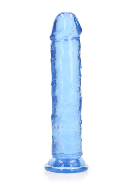 REALROCK 20 cm Straight Dildo - Blue - Blue 20 cm (8'') Dong