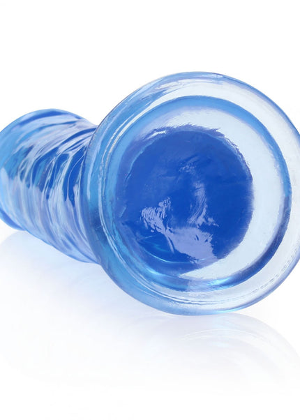 REALROCK 20 cm Straight Dildo - Blue - Blue 20 cm (8'') Dong