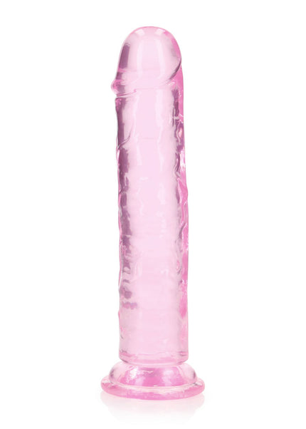 REALROCK 20 cm Straight Dildo - Pink - Pink 20 cm (8'') Dong