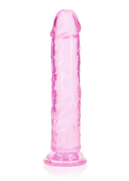 REALROCK 20 cm Straight Dildo - Pink - Pink 20 cm (8'') Dong