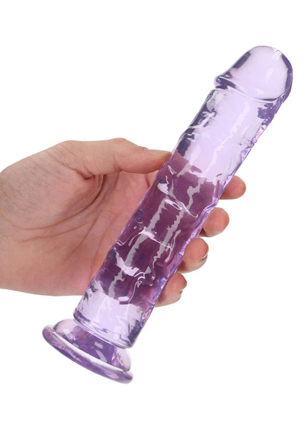 REALROCK 20 cm Straight Dildo - Purple - Purple 20 cm (8'') Dong