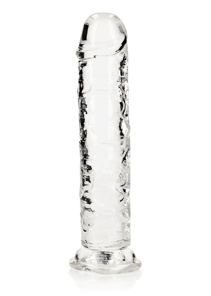 REALROCK 20 cm Straight Dildo - Transparent - Clear 20 cm (8'') Dong