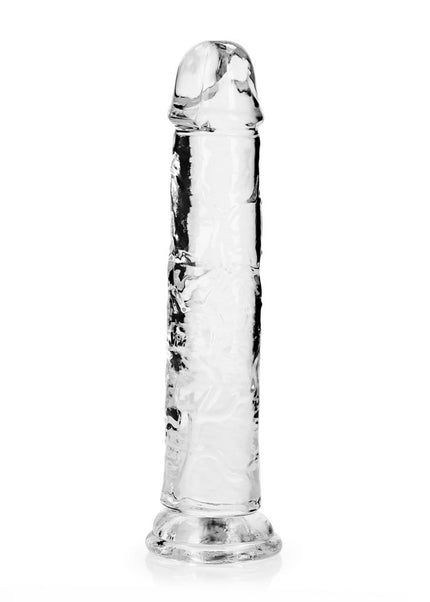 REALROCK 20 cm Straight Dildo - Transparent - Clear 20 cm (8'') Dong