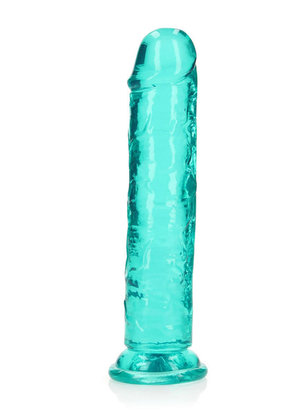 REALROCK 20 cm Straight Dildo - Turquoise - Turquoise 20 cm (8'') Dong