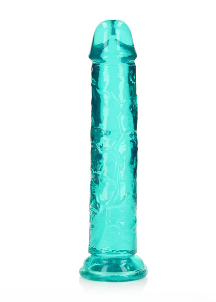 REALROCK 20 cm Straight Dildo - Turquoise - Turquoise 20 cm (8'') Dong