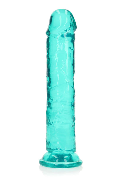 REALROCK 20 cm Straight Dildo - Turquoise - Turquoise 20 cm (8'') Dong