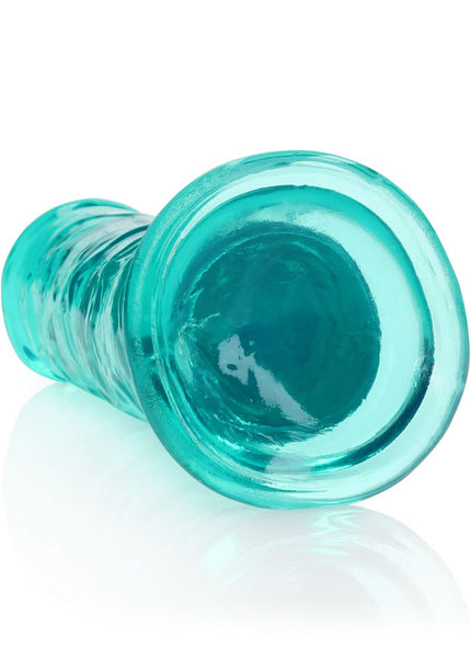 REALROCK 20 cm Straight Dildo - Turquoise - Turquoise 20 cm (8'') Dong