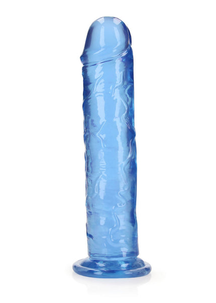 REALROCK 25 cm Straight Dildo - Blue - Blue 25 cm (10'') Dong