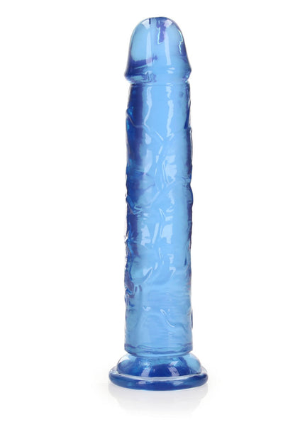 REALROCK 25 cm Straight Dildo - Blue - Blue 25 cm (10'') Dong