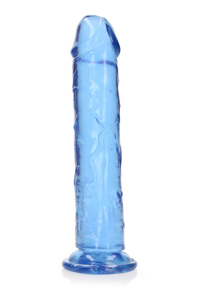 REALROCK 25 cm Straight Dildo - Blue - Blue 25 cm (10'') Dong