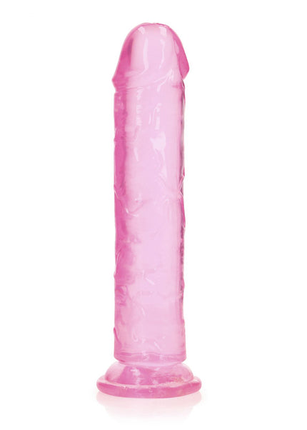 REALROCK 25 cm Straight Dildo - Pink - Pink 25 cm (10'') Dong