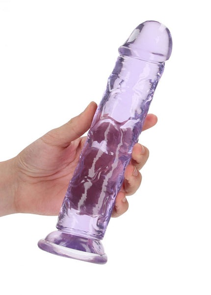 REALROCK 25 cm Straight Dildo - Purple - Purple 25 cm (10'') Dong
