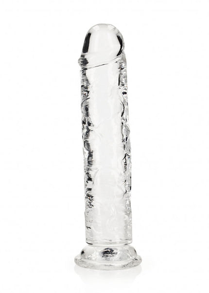 REALROCK 25 cm Straight Dildo - Clear - Clear 25 cm (10'') Dong