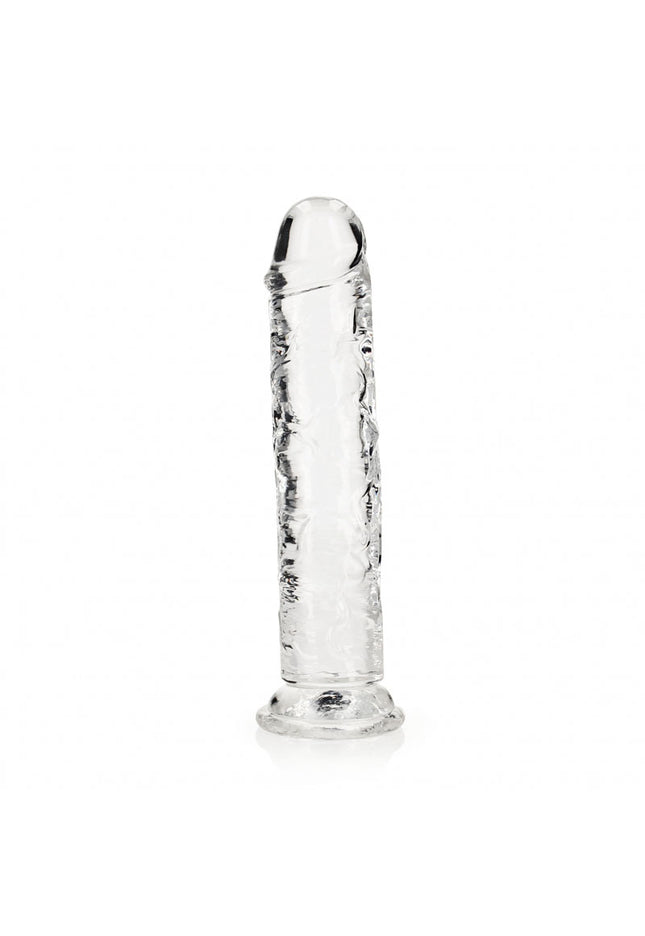 REALROCK 25 cm Straight Dildo - Clear - Clear 25 cm (10'') Dong