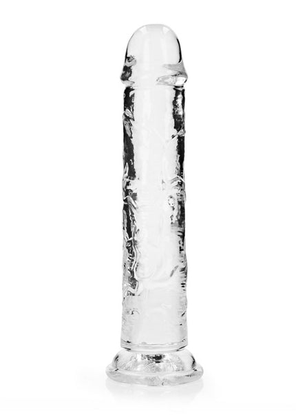 REALROCK 25 cm Straight Dildo - Clear - Clear 25 cm (10'') Dong
