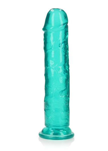 REALROCK 25 cm Straight Dildo - Turquoise - Turquoise 25 cm (10'') Dong