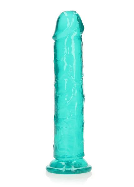 REALROCK 25 cm Straight Dildo - Turquoise - Turquoise 25 cm (10'') Dong