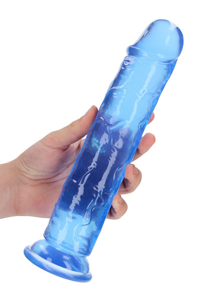 REALROCK 28 cm Straight Dildo - Blue - Blue 28 cm (10'') Dong