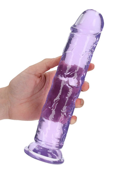 REALROCK 28 cm Straight Dildo - Purple - Purple 28 cm (10'') Dong