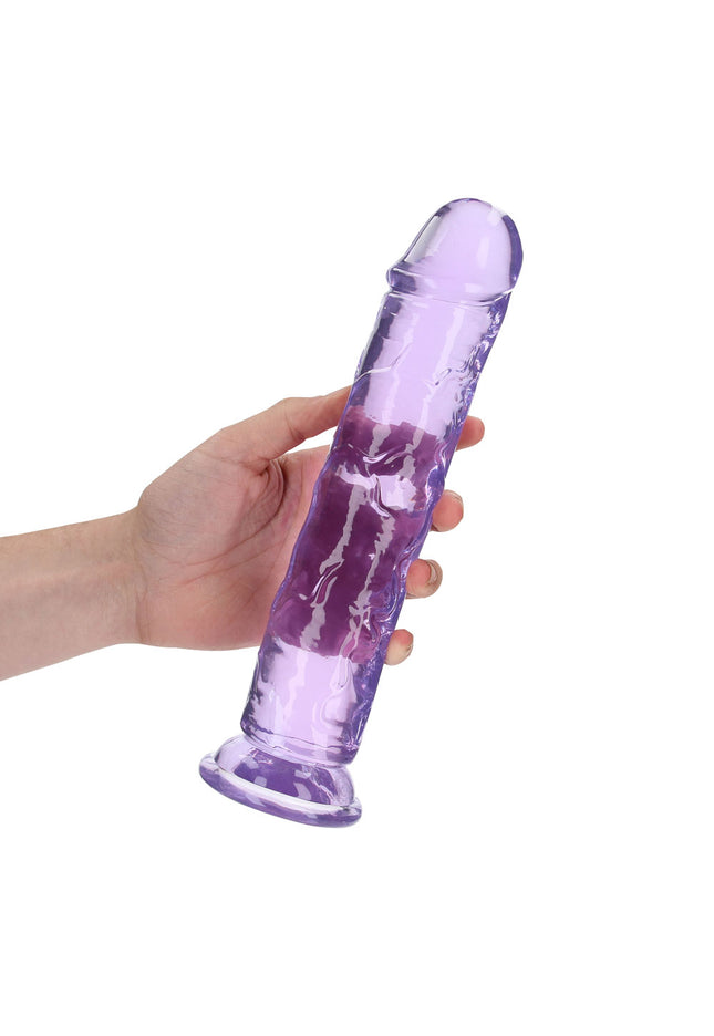 REALROCK 28 cm Straight Dildo - Purple - Purple 28 cm (10'') Dong