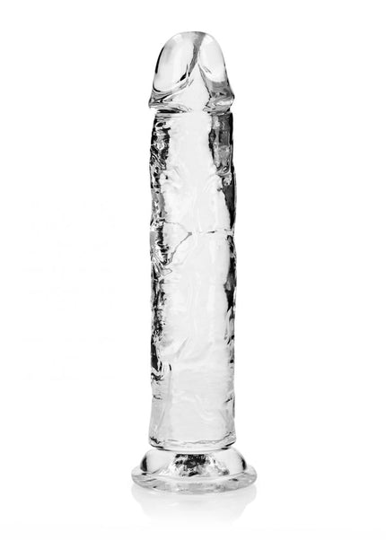 REALROCK 28 cm Straight Dildo - Transparent - Clear 28 cm (10'') Dong