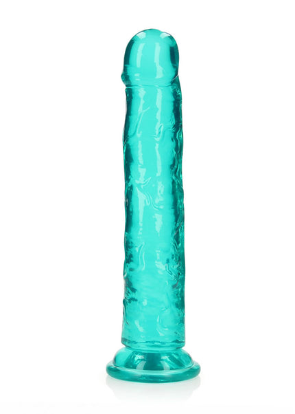 REALROCK 28 cm Straight Dildo - Turquoise - Turquoise 28 cm (10'') Dong