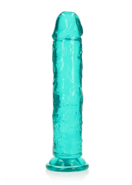 REALROCK 28 cm Straight Dildo - Turquoise - Turquoise 28 cm (10'') Dong