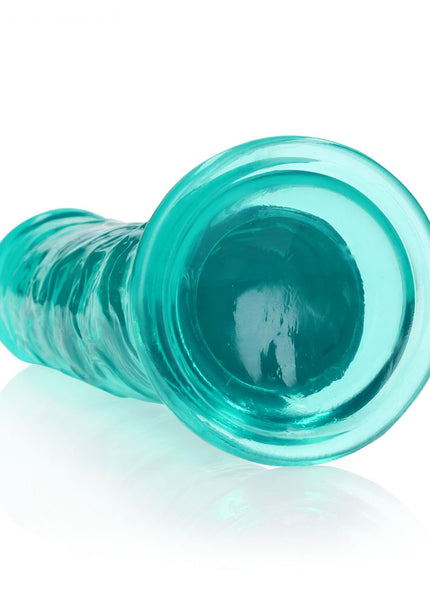 REALROCK 28 cm Straight Dildo - Turquoise - Turquoise 28 cm (10'') Dong