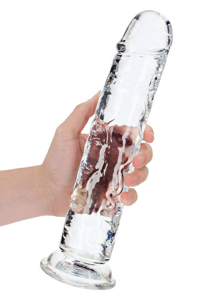 REALROCK 31 cm Straight Dildo - Clear - Clear 31 cm (11'') Dong