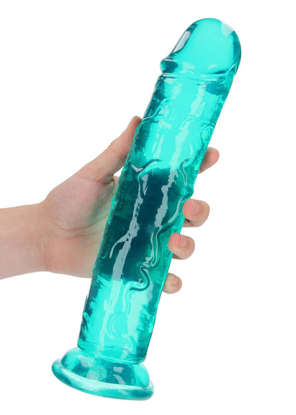 REALROCK 31 cm Straight Dildo - Turquoise - Turquoise 31 cm (11'') Dong
