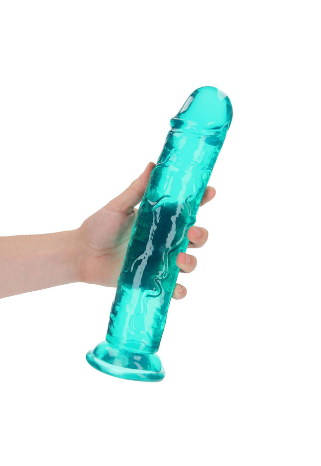 REALROCK 31 cm Straight Dildo - Turquoise - Turquoise 31 cm (11'') Dong