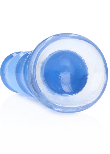 REALROCK Crystal Clear Curvy Anal Plug – Blue | 14 cm