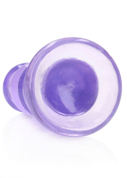 REALROCK Crystal Clear Curvy Anal Plug – Purple | 14 cm