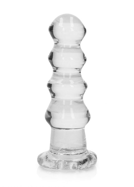 REALROCK Crystal Clear Curvy Anal Plug – Clear | 14 cm
