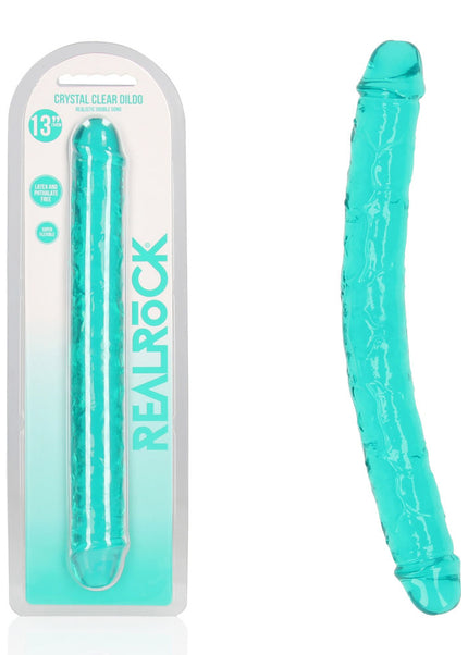 REALROCK 34 cm Double Dong - Turquoise - Turquoise 34 cm (14'') Double Dong