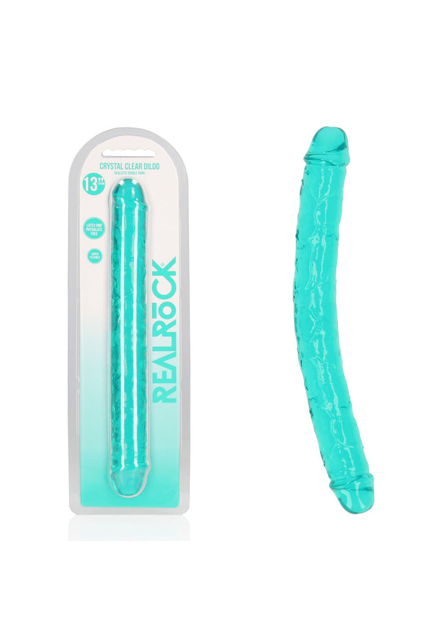 REALROCK 34 cm Double Dong - Turquoise - Turquoise 34 cm (14'') Double Dong